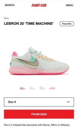 LeBron Time Machine size 9