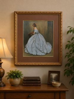 Joanne Pemberton-Longman framed CANVAS "Sound of Music" 1969
