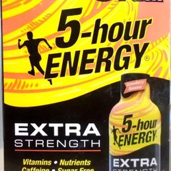 5-hour ENERGY Extra Strength Strawberry Banana Energy Drink, 1.93oz - 6 PACK.