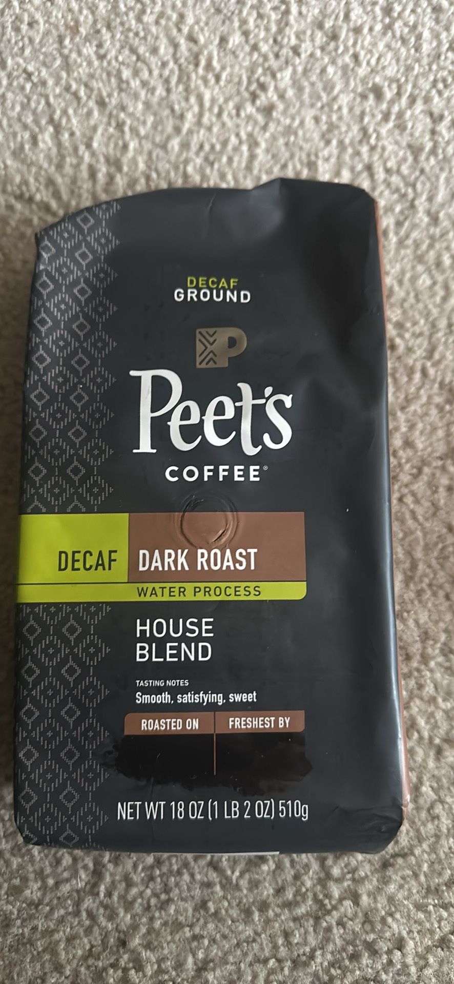 Peet’s coffee decaffeinated $10 dollars