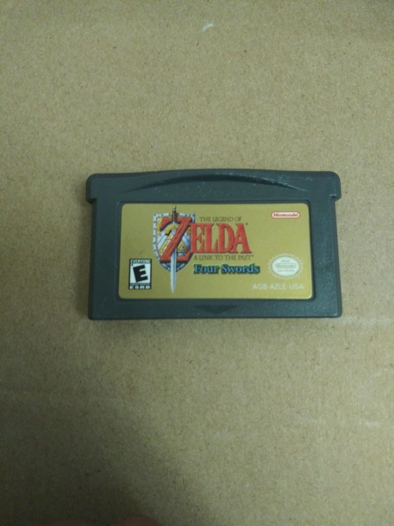 Zelda Four Swords Gameboy Advance SP game