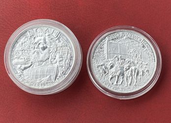 ***Noah’s Ark Two By Two-1 oz .999 Fine Silver Round - Only 3 Left***