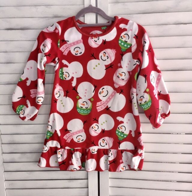 Toddler Snowman Pajamas, 4T