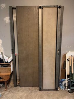 Arhaus headboard and footboard.