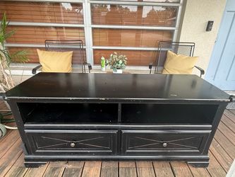 Riverside Furniture 60” TV Console — Solid Wood, Made in USA — $125 OBO