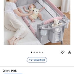🔥 Baby bedside crib for sale – complete set + extra mattress included!