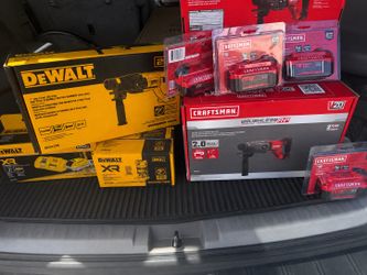 DeWalt and Craftsman tools