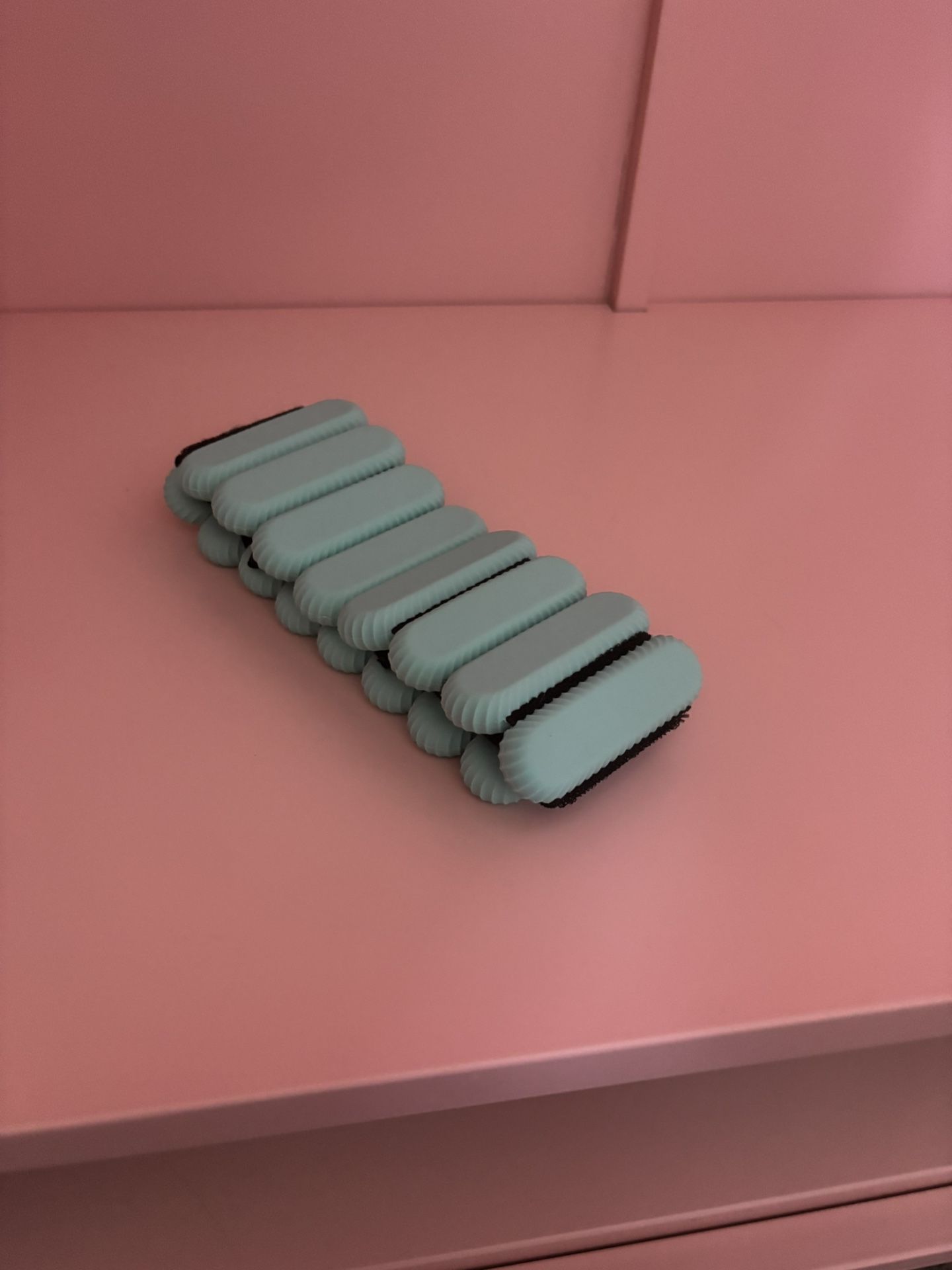 Exercise Weights – Pink, Teal , Black – Matte Finish – Like New!