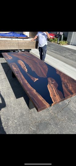 Epoxy Wood Resin Dining Table And Bar Tops 