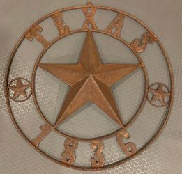 Texas metal sign