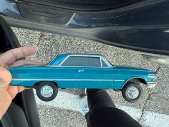 Vintage Blue Classic Car Promo Model