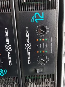 Crest Audio CA18, CA12 & CA9 Power Amplifiers for Sale in Winter