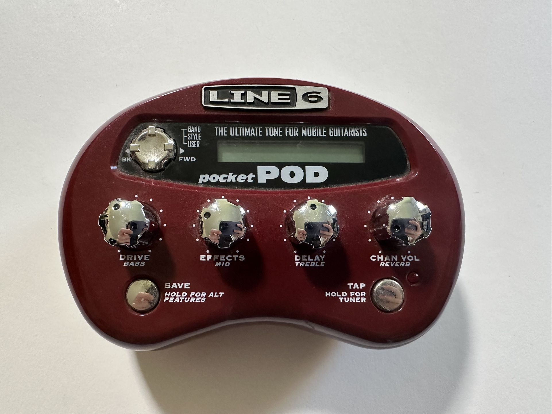Line 6 Pocket POD Flanger Guitar Effect Pedal NO POWER CABLE