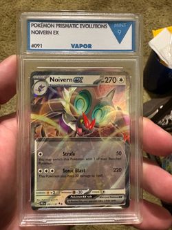 Noivern EX Pokémon Card Graded Mint 9