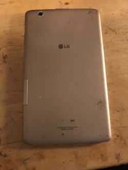 LG Tablet Model# V521 I’m good condition Google Account Locked