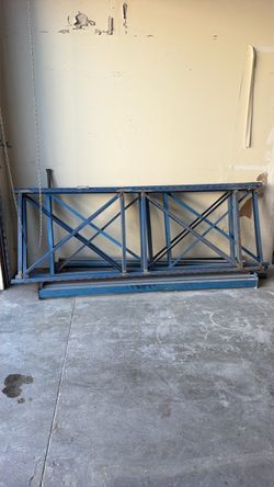 Industrial metal Pallet Racks.