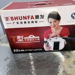 Brand New Shun Fa Pressure Cooker 