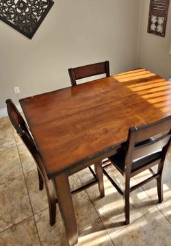 Bar Height Stool Dining Table And Chairs Set