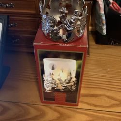 Gorhame Silver Plated Candle Holder
