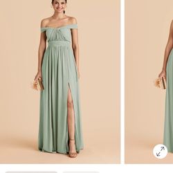 BIRDY GREY SAGE DRESS