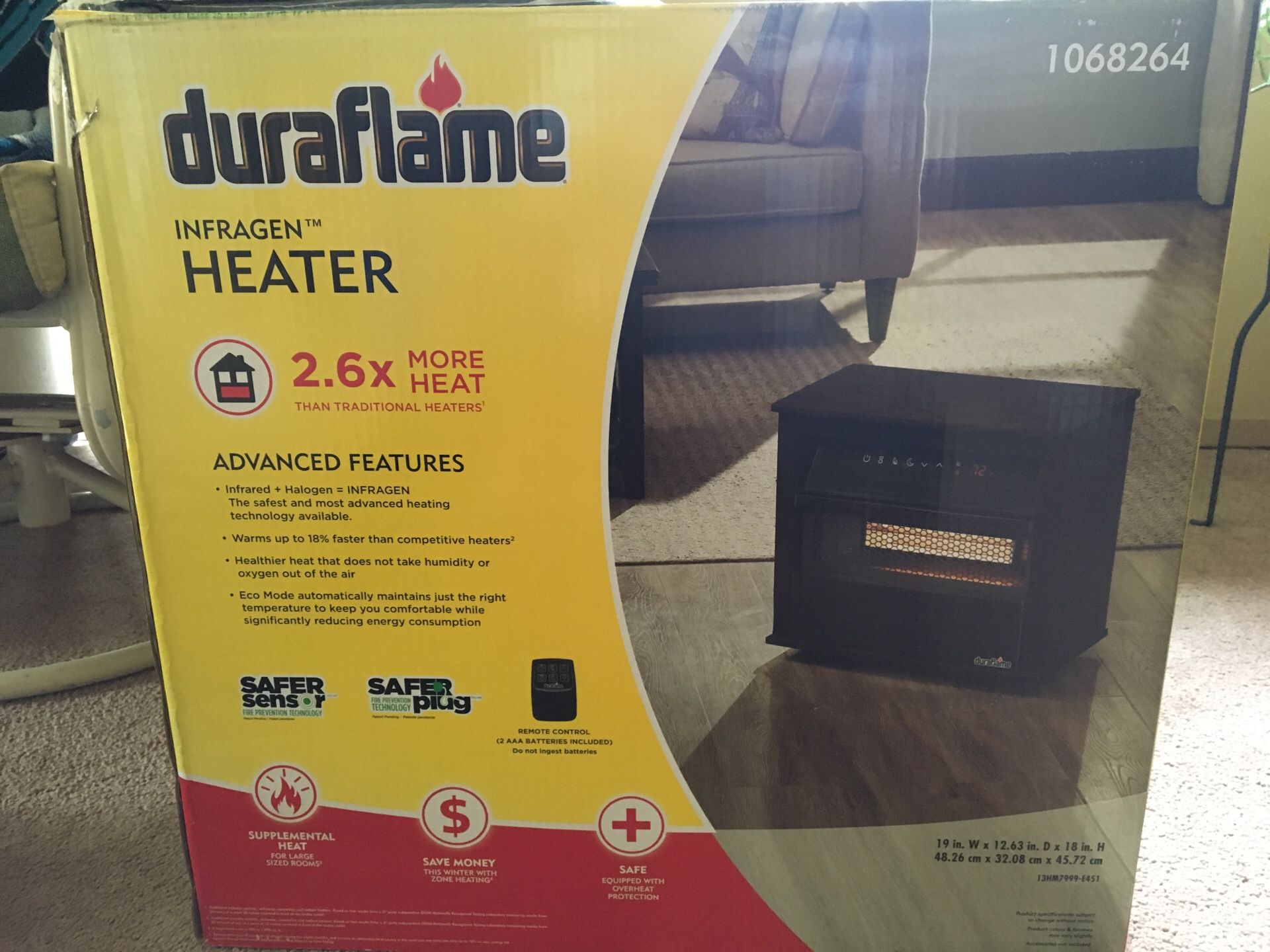 Duraflame heater