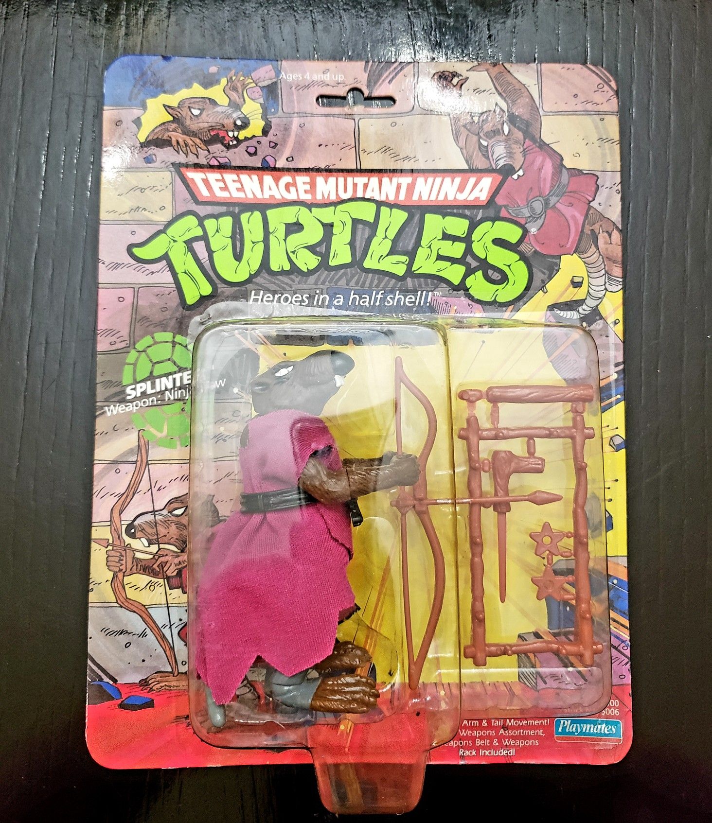 TMNT MASTER SPLITTER 10 BACK RARE teenage mutant ninja Turtles