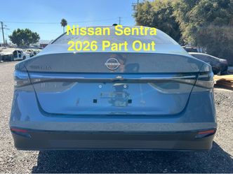 2026 Nissan Sentra Part Out