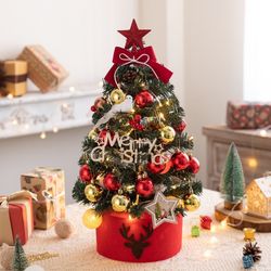 24” Tabletop Christmas Tree W/ Lights Christmas Decorations