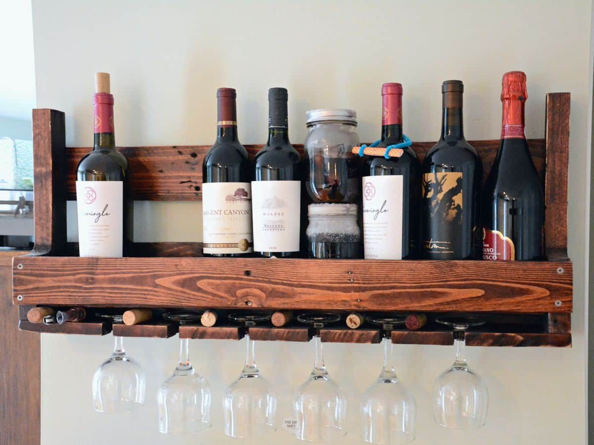 Floating Wine Rack