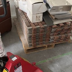 Red brick wall paneling