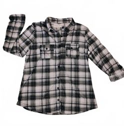 French Laundry Women's Plaid Top Size Medium