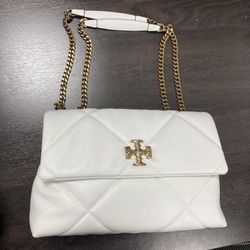 Tory Burch White Chain Bag