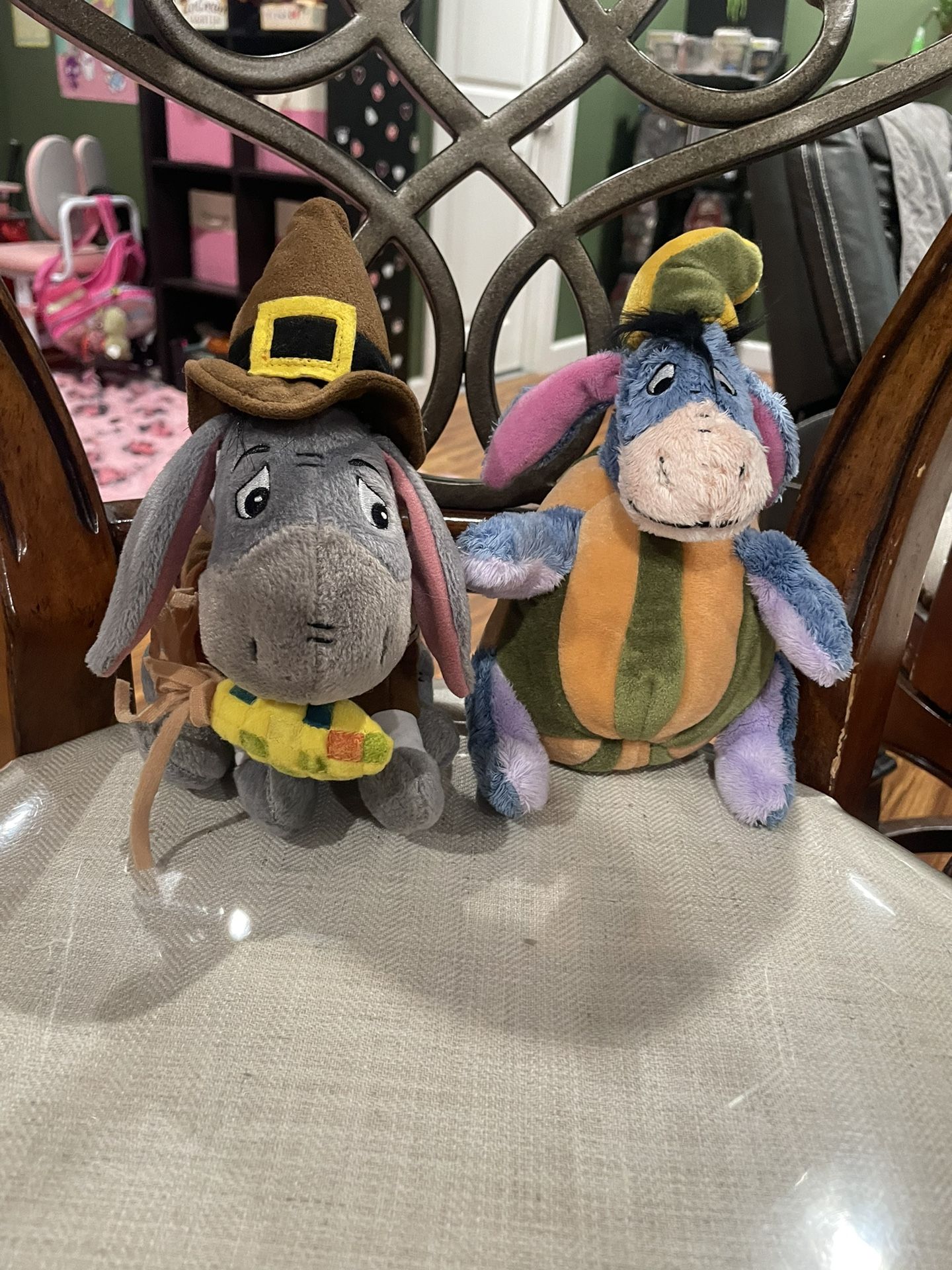 Disney Store Mini Bean Bag Plush Eeyore Harvest Gourd & Thanksgivings 02 Eeyore