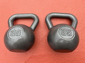 35.lbs X 2 Kettlebells NEW