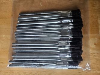 Acid Brushes - 50 Count 1/2 Inch Horsehair Acid Flux Brushes