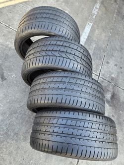 4. PCS OF TIRES. PIRELLI P ZERO SIZE 285/30/19. & 255/35/19