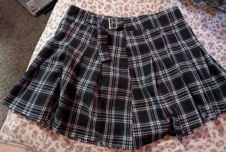 Plaid Mini Skirt