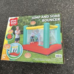 Play Day 6'4'' x 5'9'' x 5'7'' Jump and Soar Bouncer  (Jumper/Bounce House)