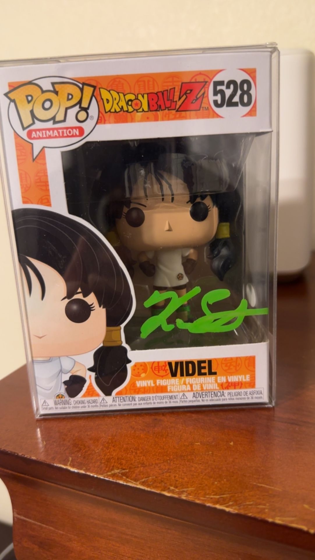 Dragonball Z Videl Signed Funko Pop