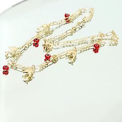 14k Gold Plated Dolphin Necklace New 