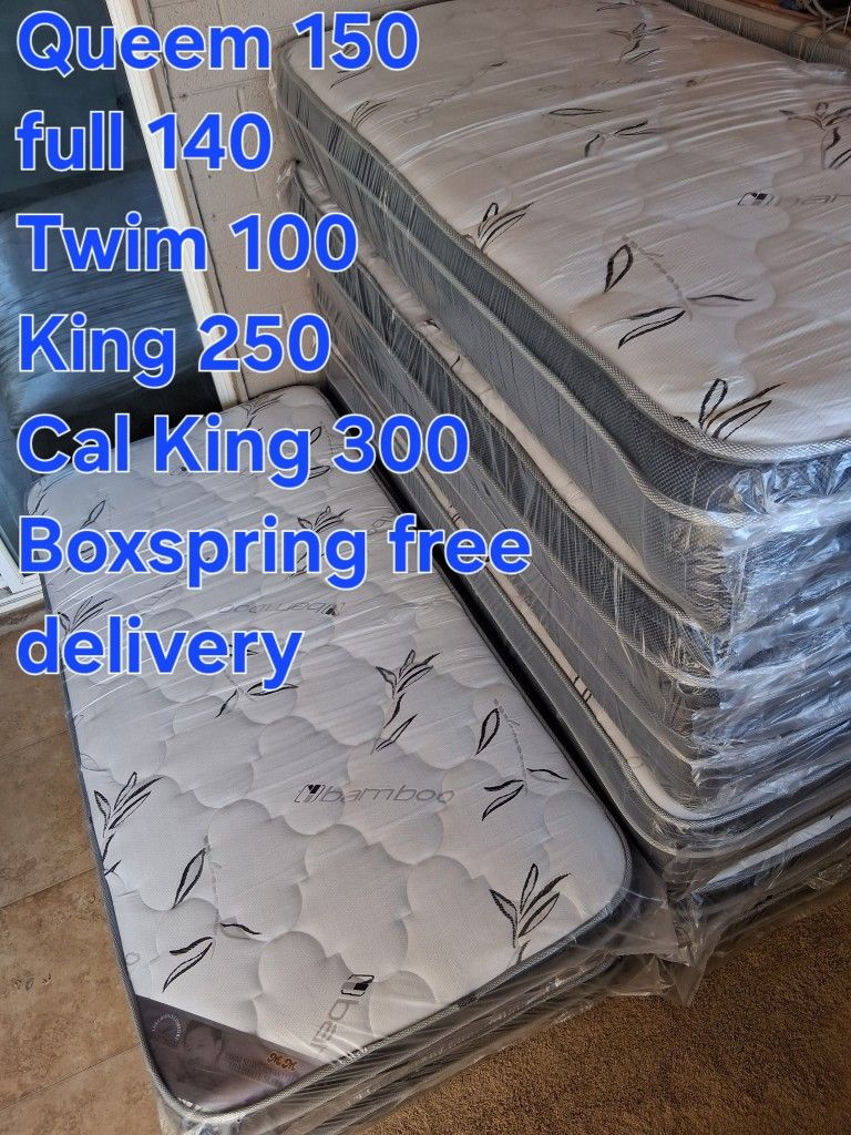 Mattress Pillow Top New