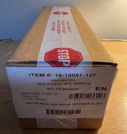 Mega Evolution Enhanced Booster Case - ME01: Mega Evolution