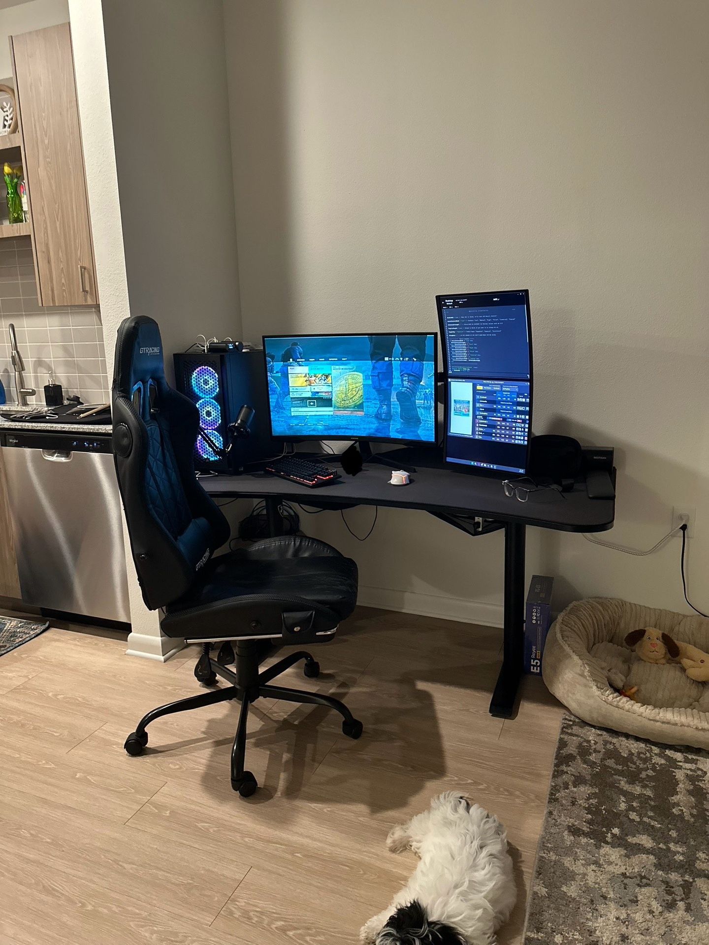 Full Gaming & Streaming Setup - Ryzen 9 / RTX 3060 / Dual 27” Curved Monitors - $1,700 OBO