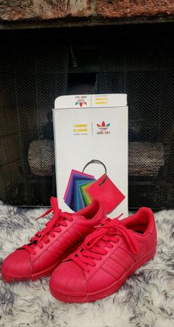 Adidas Superstar Supercolor sneaker designed in collaboration with Pharrell Williams.