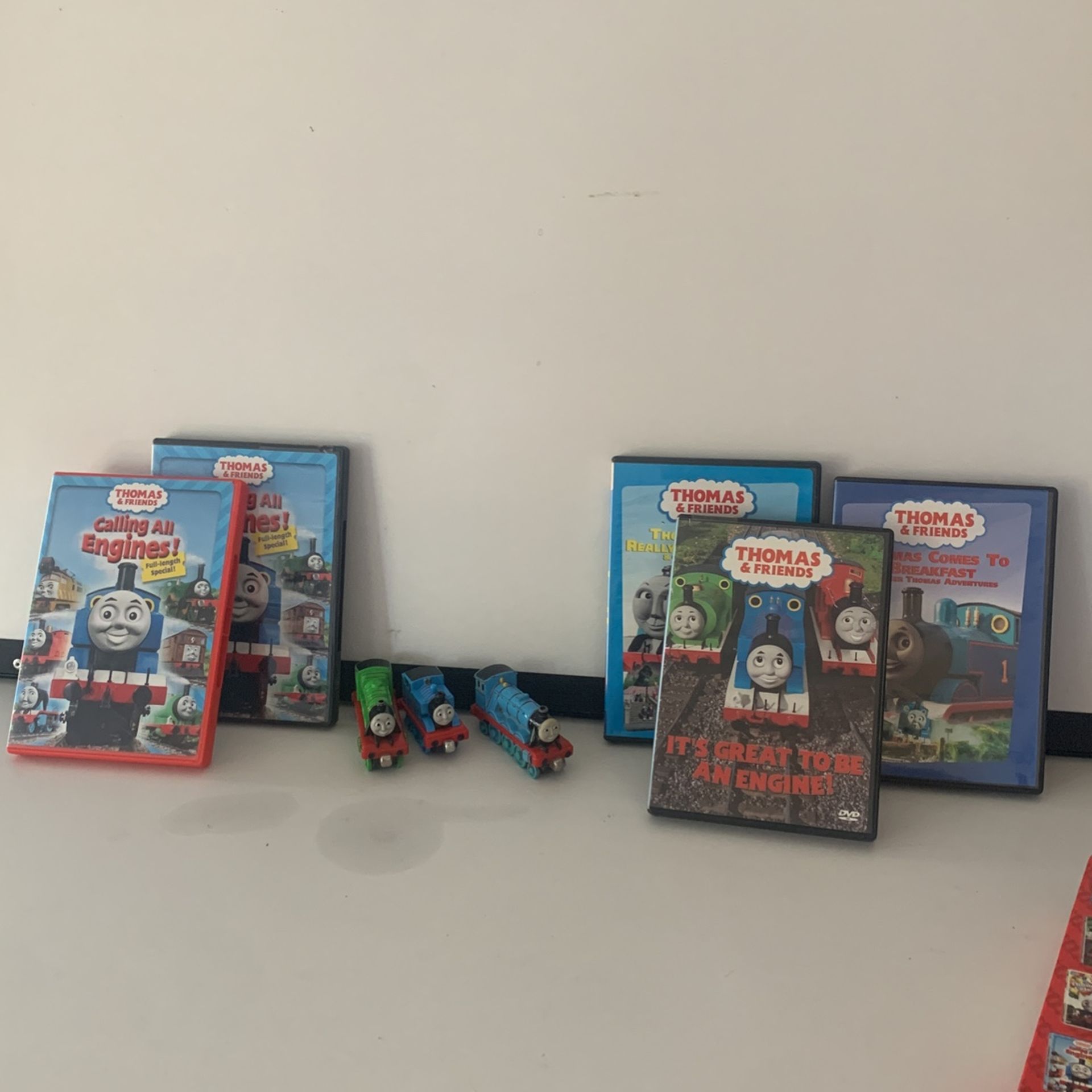 (5) Thomas and friends DVD movies and t(3) Thomas trains