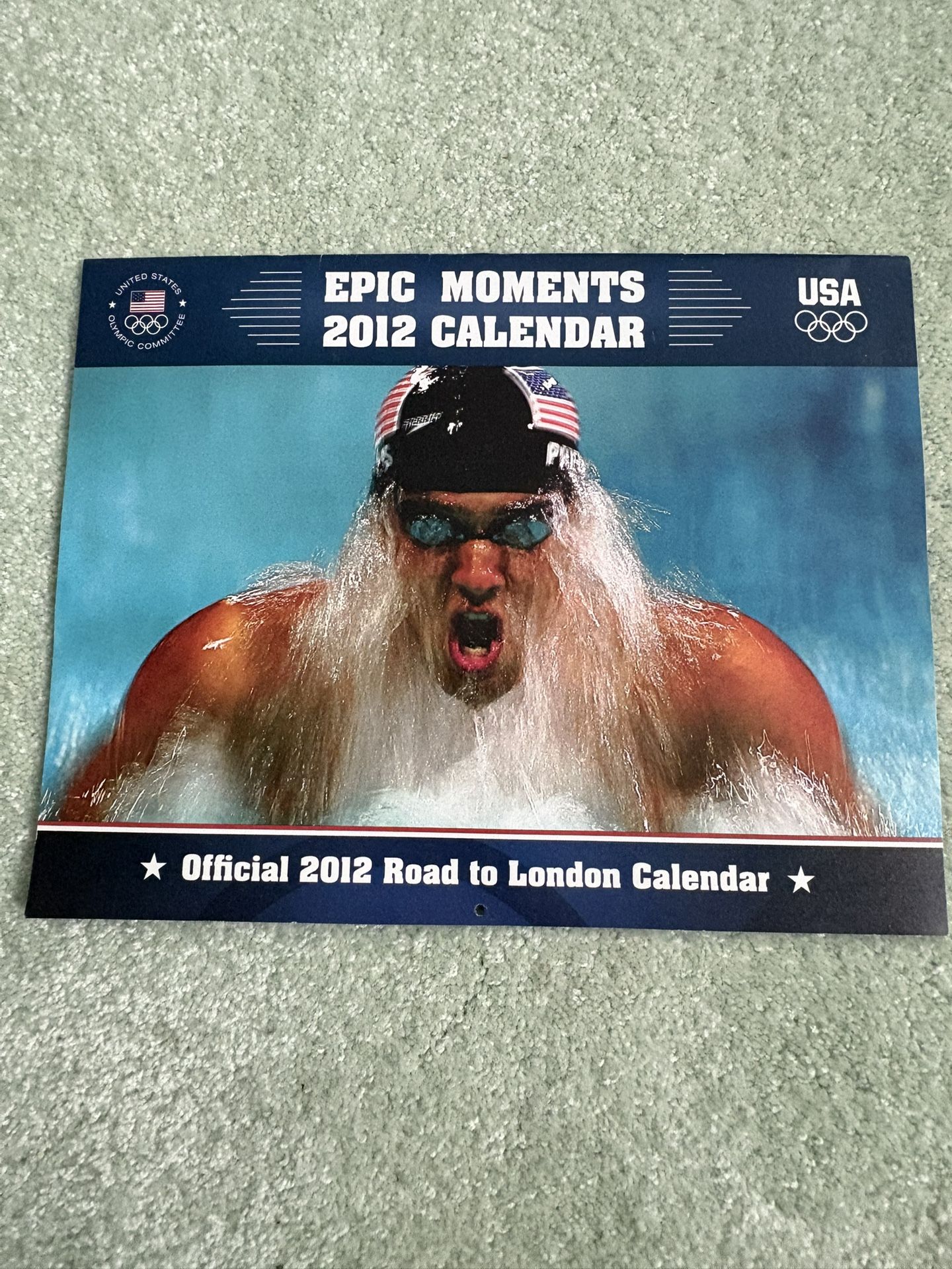 United States Olympic Committee Epic Moments Official 2012 Road To London Calendar