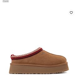This is an UGG Tazz platform slipper in the Chestnut color. 