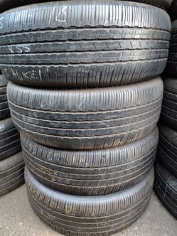 4 Falken tires size 235-60-18 all 4 for $200 free installation and balance