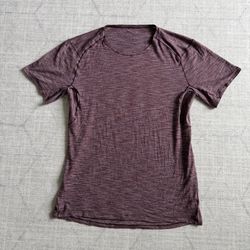 Lululemon Athletica Men’s Maroon Red Swiftly Tech Short Sleeve Shirt LARGE