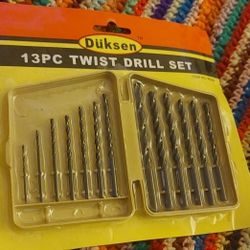 13 Pc Drill Bit Set